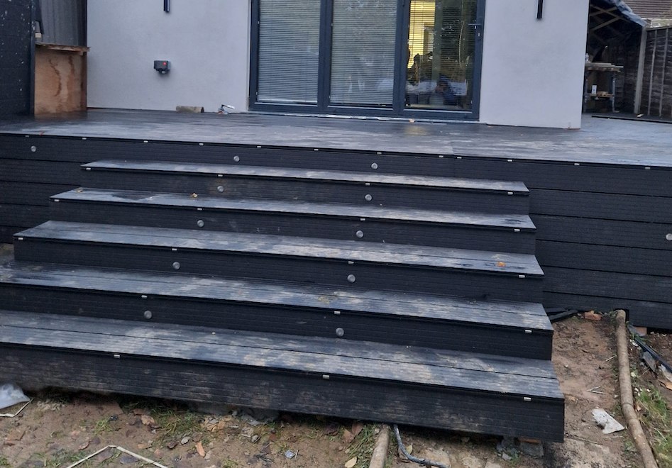 Composite decking and steps by AG Signature Renovation